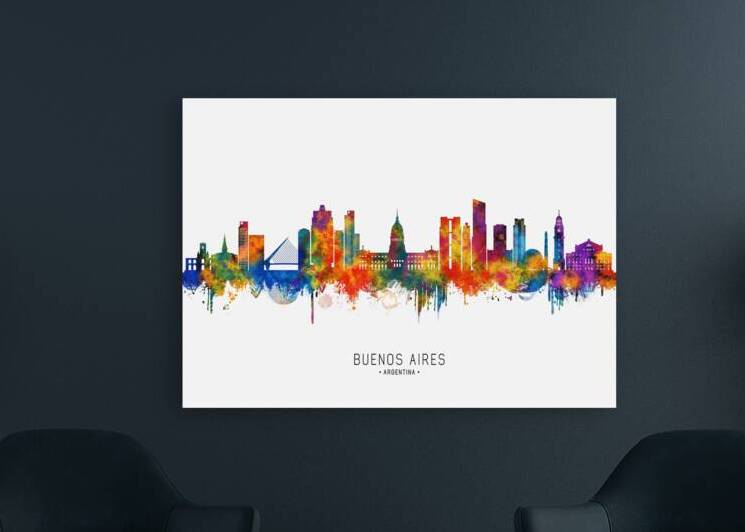 Buenos Aires Argentina Skyline by Towseef Dar