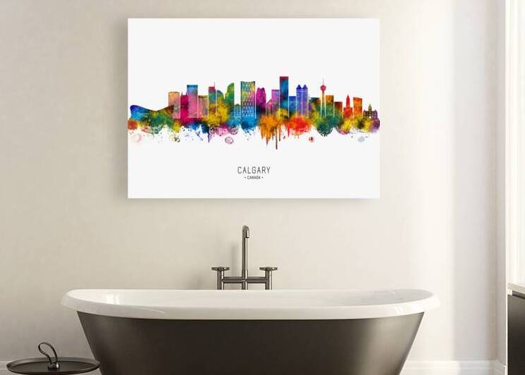 Calgary Canada Skyline by Towseef Dar