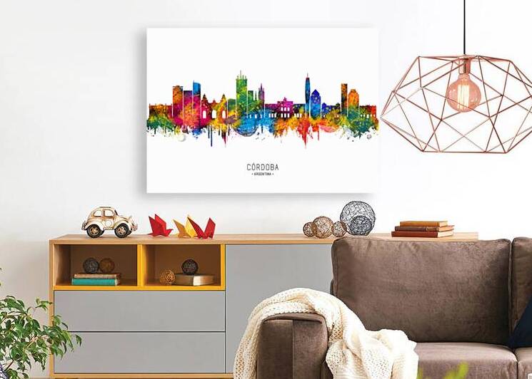 Cordoba Argentina Skyline by Towseef Dar