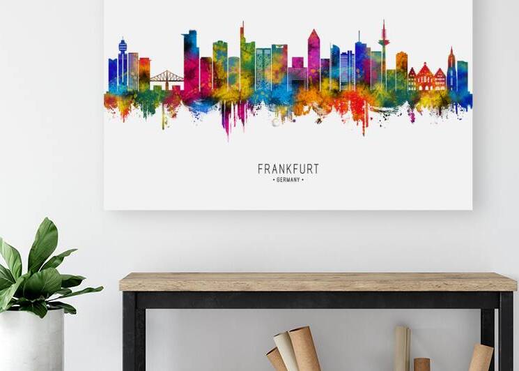 Frankfurt Germany Skyline by Towseef Dar