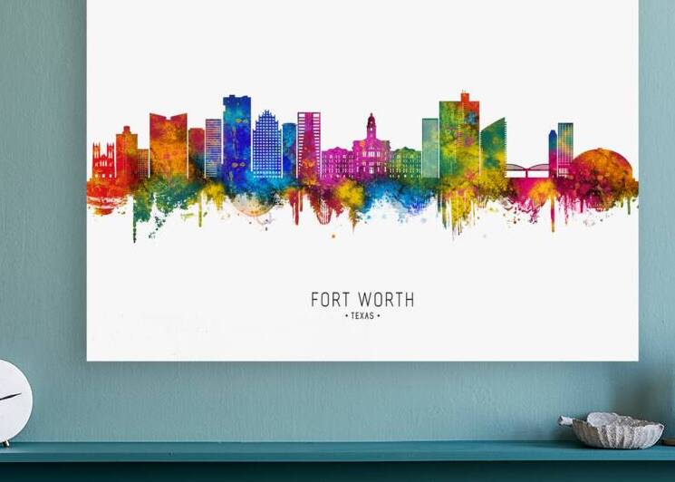 Fort Worth Texas Skyline by Towseef Dar