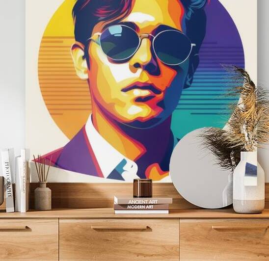 the man with the sunglasses by Luciano