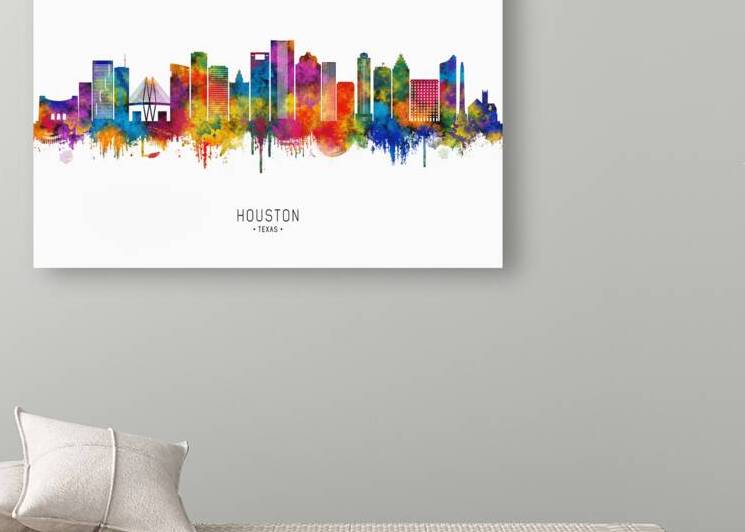 Houston Texas Skyline by Towseef Dar