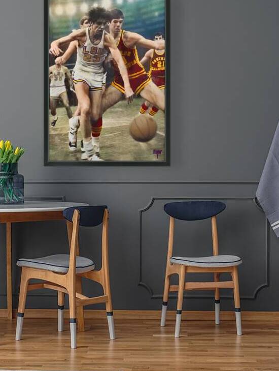 1969 LSU vs. USC Basketball Pistol Pete Art by Row One Brand