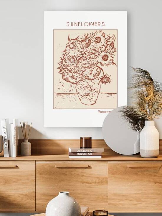 Sunflowers – Vincent van Gogh by Doa Project