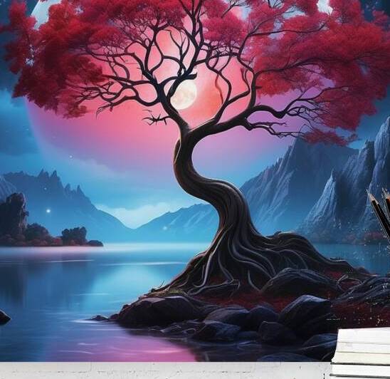 Inside a water drop by Marigold