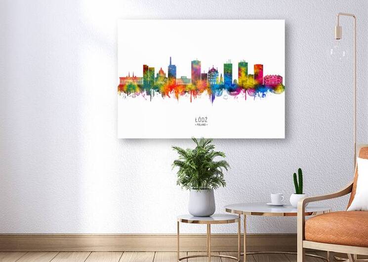 Lodz Poland Skyline by Towseef Dar