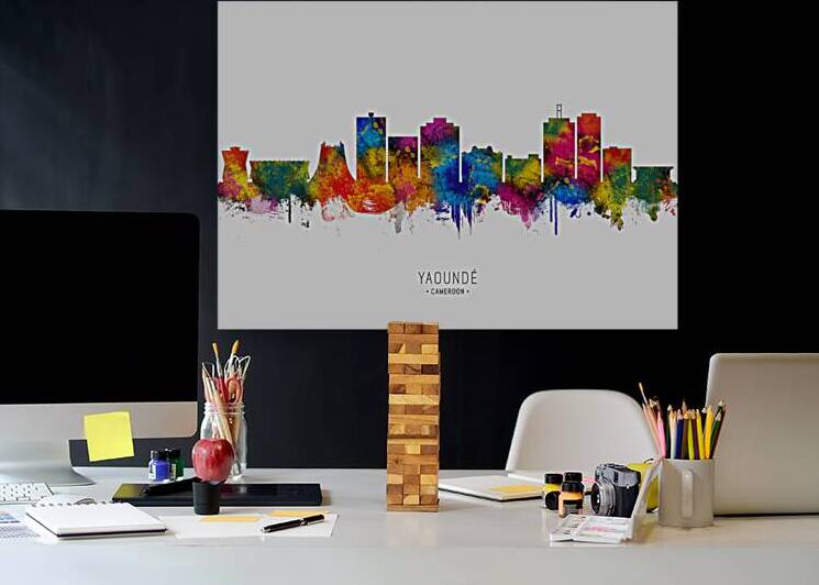 Yaounde Cameroon Skyline by Towseef Dar