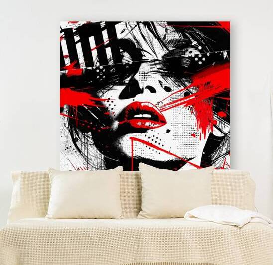 Red Splash by Abstract Rebellion