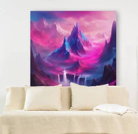  Surreal Mountain Range  Picture a surreal mount by Best Artist