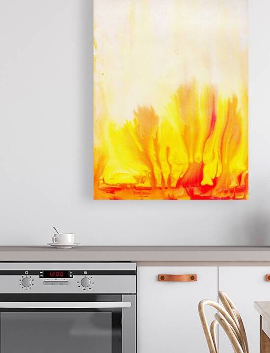 Abstract colorful watercolor painting  by TAHDAINI