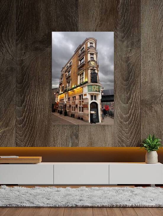 The Black Friar London Pub Bar by Gill Billington