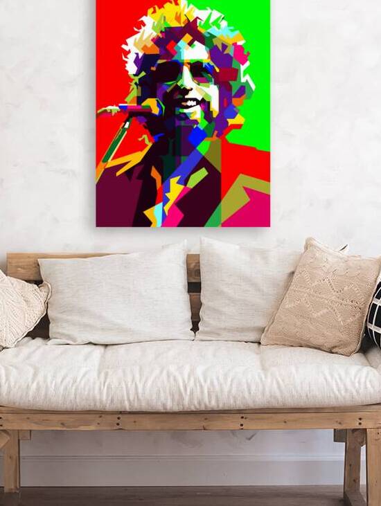 Bob Dylan Folk Country Rock Pop Art by Artkreator