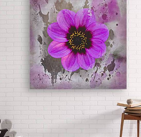 Pink Dahlia Watercolor by Susan Paradise Burke