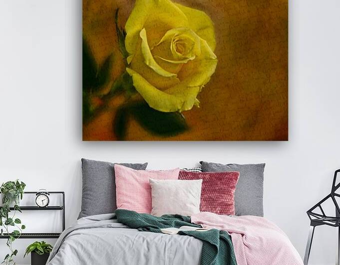 Yellow Rose Note by Susan Paradise Burke