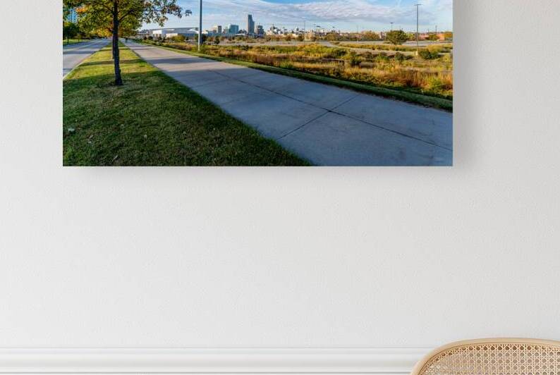 Omaha Riverfront Drive City View by Jennifer White