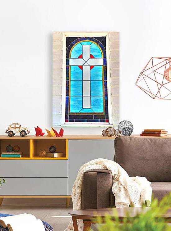  Stained Glass Cross by Lisa Wooten Photography