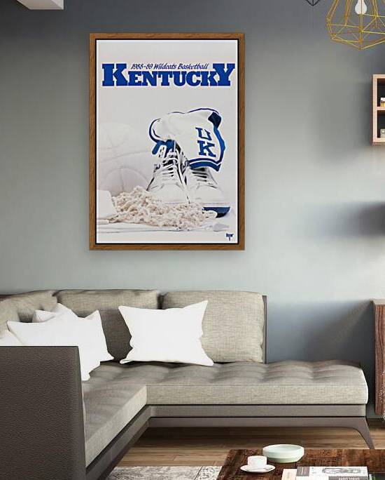 1988 kentucky wildcats basketball cover art by Row One Brand