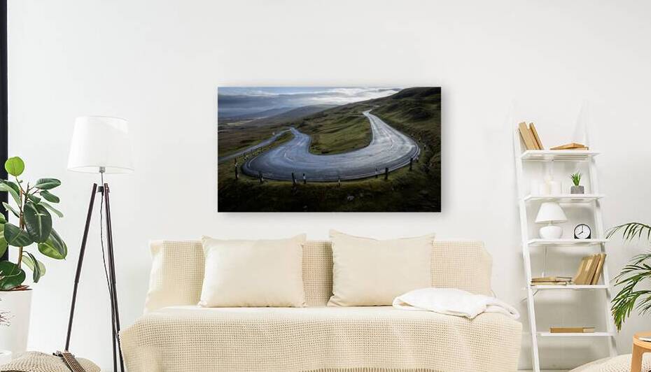 The hairpin bend on Mountain Road by Leighton Collins