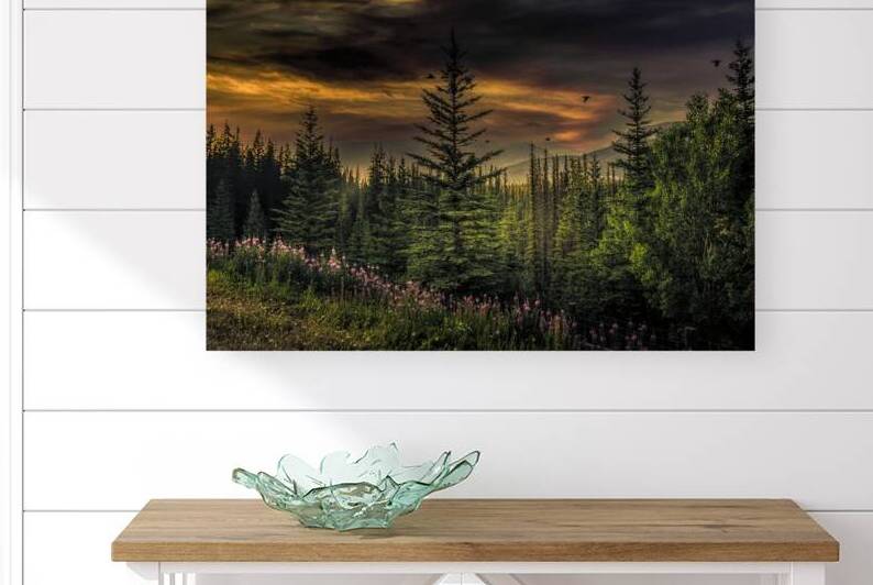 Canadian Banff National Park Summer Sunset by Norma Brandsberg Photography