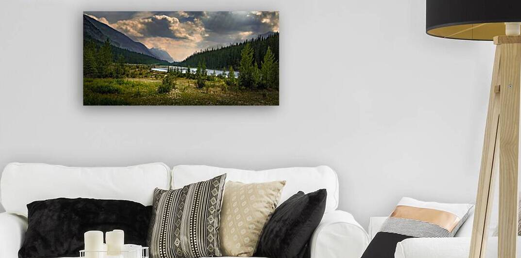 Icefields Parkway Sunbeams by Norma Brandsberg Photography