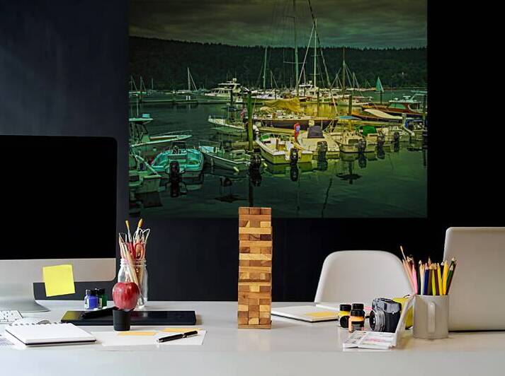 Acadia Mount Desert Island Northeast Harbor Boats by Norma Brandsberg Photography