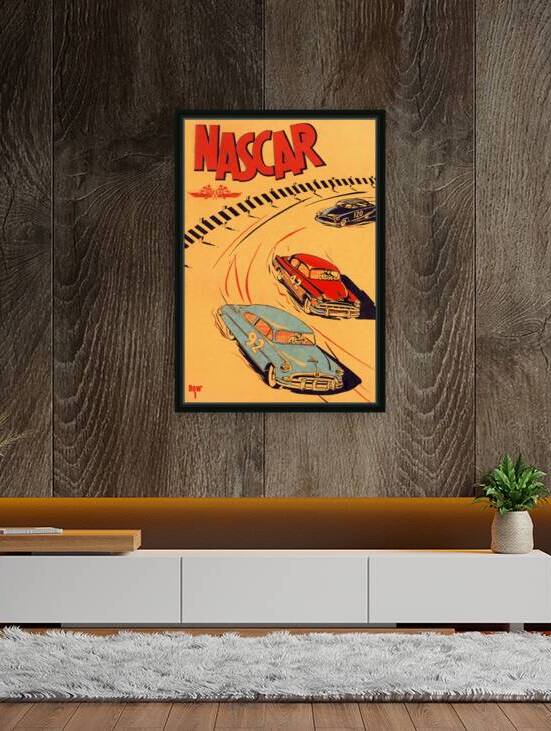 1950s NASCAR Art by Row One Brand