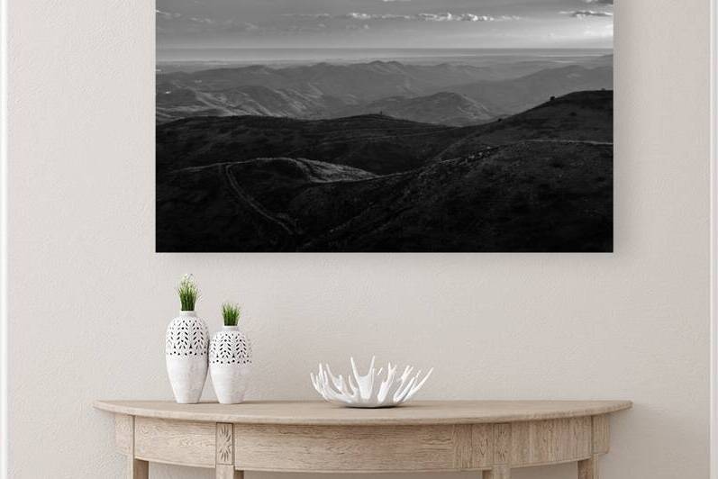 Mountains of Caldeirao in Monochrome by Angelo DeVal