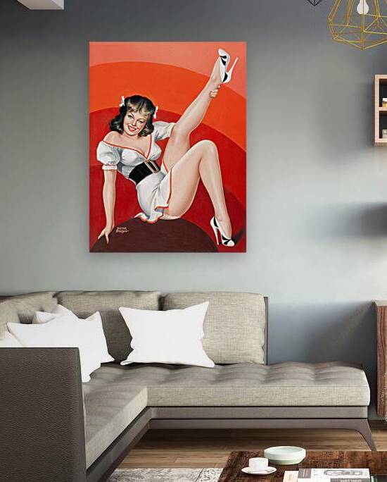 Winking Brunette by vintagesupreme