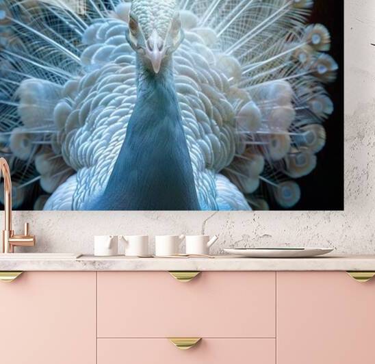 Charming White Peacock by rizu_designs