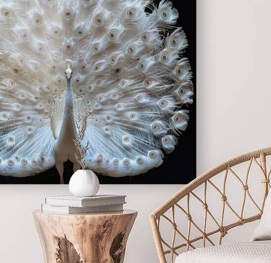 White Majesty Peacock by rizu_designs