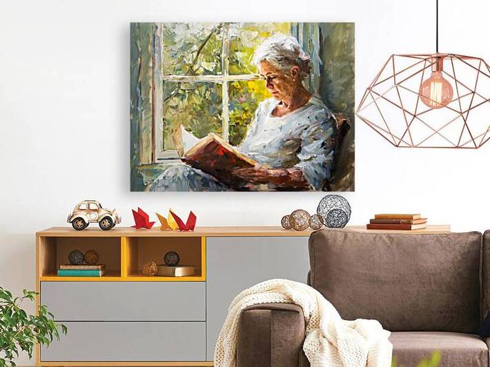 Literary Sunset - GIA2401-0220-OIL by JordiCarrio