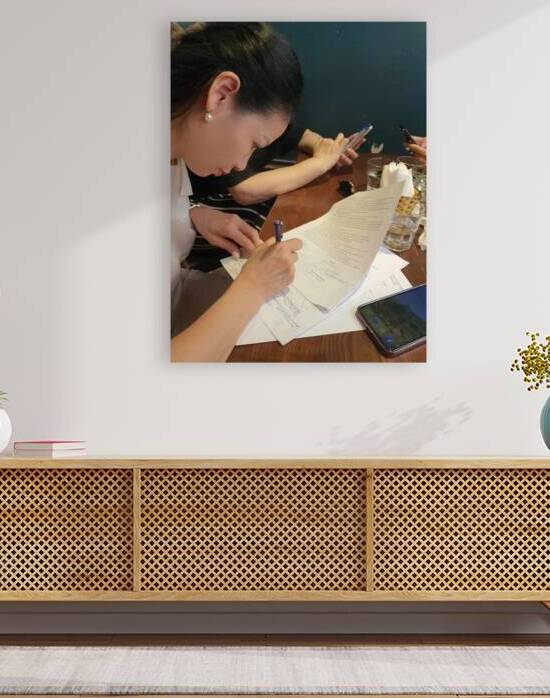 Portrait photo of my sister by Steve Susman