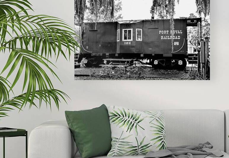 Port Royal Railroad Black And White by Lisa Wooten Photography