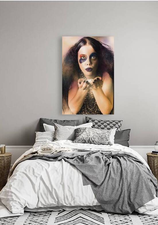 Jester magician performing magic trick by Jorgo