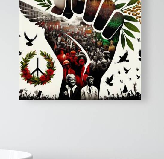 Rising Voices: A Tapestry of Black Activism by ArtisticAlkhemy AI