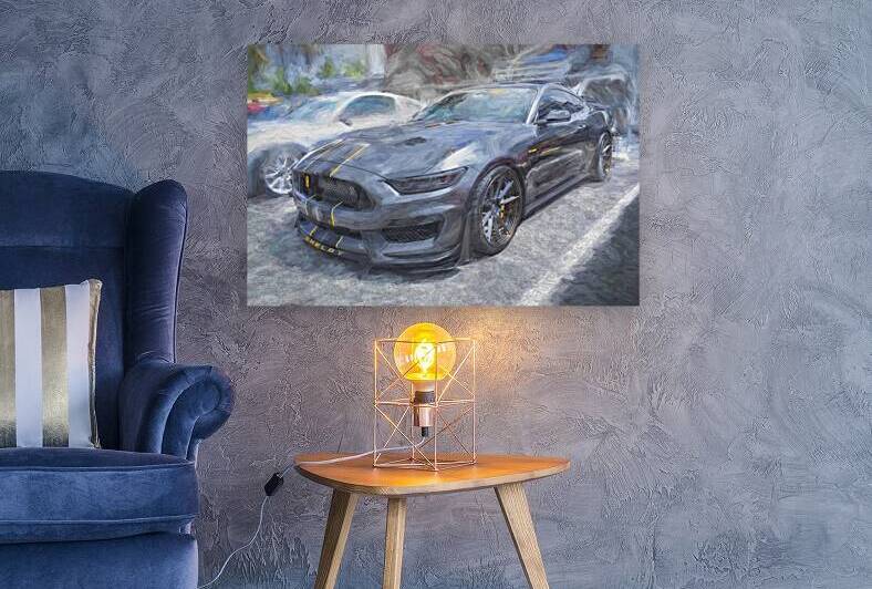 2016 Gray Ford Shelby Mustang GT350 X 3 by Rich Franco