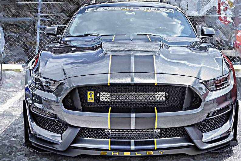 2016 Gray Ford Shelby Mustang GT350 X 5 by Rich Franco