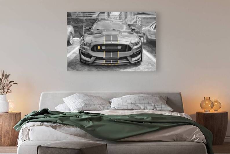 2016 Gray Ford Shelby Mustang GT350 X 8 by Rich Franco