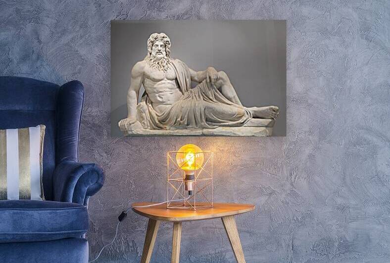 Rome Vatican City - Vatican Museums Statue of Oceanus by Paolo Modena