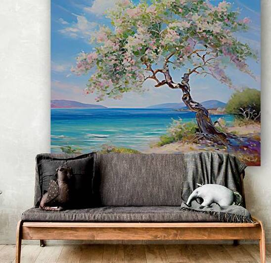  Blossoming Beauty by the Sea by Artshop