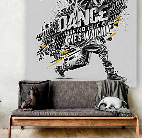 Down And Boogie - Dancing Kid by SykArt Designs