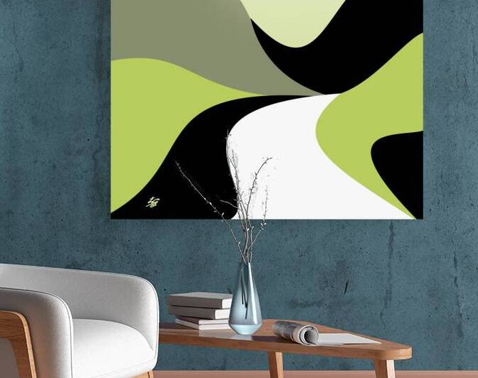 Mountain Road Abstract by Liz Cereby