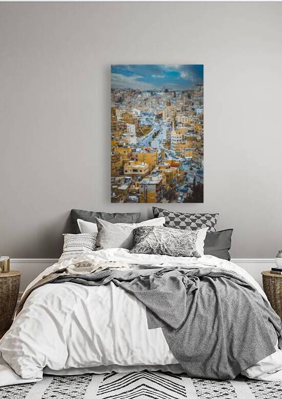 view of Amman Jordan by Gualtiero Boffi