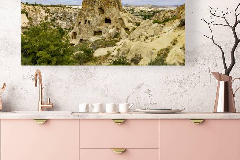 dwellings carved into the rock open air museum goreme  by Gualtiero Boffi