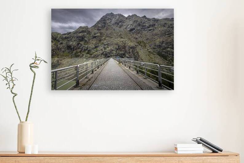 dam of gera in valmalenco by Gualtiero Boffi