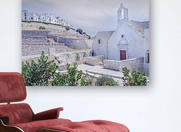 Locorotondo Church in Puglia Italy by Norma Brandsberg Photography