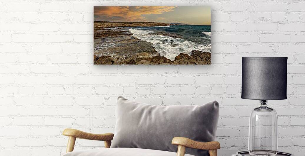 view of the sea of ​​vendicari  by Gualtiero Boffi