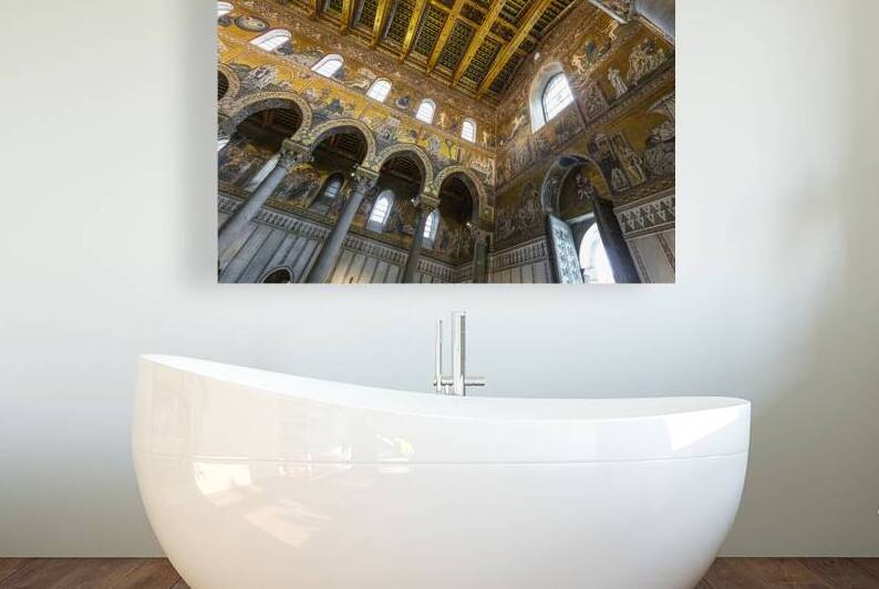 cathedral of monreale in sicily.  by Gualtiero Boffi