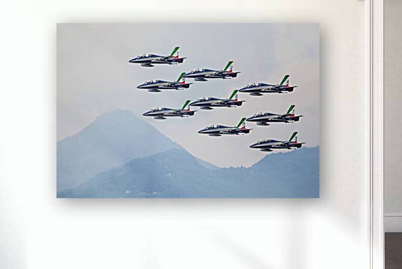 frecce tricolori 001 by Gualtiero Boffi